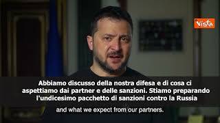 Zelensky: Visita von der Leyen nella Giornata dell'Europa è stata simbolica