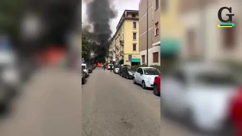 L'incendio e il momento dell'esplosione: cos'è successo a Milano