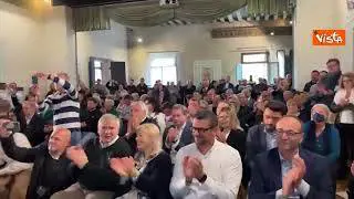 La battuta di Salvini a Treviso: Non sapevo se venire dopo sconfitta del Milan