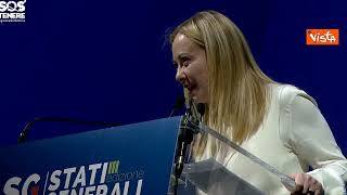 Meloni: Siamo tutti nati da uomo e donna, maternità non si vende, figli non sono prodotti da banco