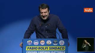 Salvini a Brescia: Salutiamo armocromicamente gli amici del Pd