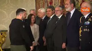 Zelensky al Quirinale, il video postato dal Presidente ucraino: L'Italia sta dalla parte giusta