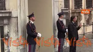 Zelensky a Roma, i preparativi all'esterno di Palazzo Chigi per accogliere il Presidente ucraino