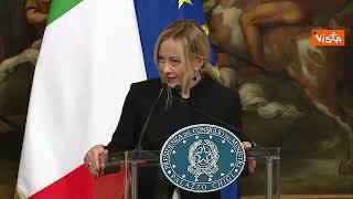 Meloni: "Per l'Ucraina un futuro di pace, libertà e in Europa"