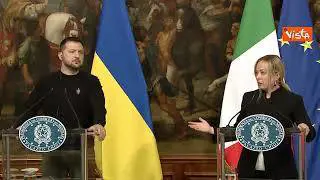 Meloni: L'Ucraina sta combattendo anche per noi, i loro sacrifici difendono anche nostra libertà
