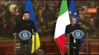 Meloni: "Pace in Ucraina quando Russia cesserà ostilità"