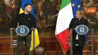 Meloni: Viva l'Ucraina e viva l'Italia
