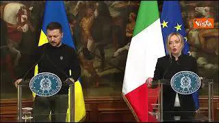 Ricostruzione Ucraina, Meloni: "Il mio amico Zelensky è qui e scommette su protagonismo Italia"