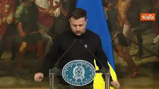 Zelensky in italiano: Grazie Italia