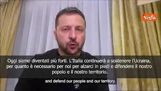 Zelensky dopo la visita in Italia: Siamo diventati più forti