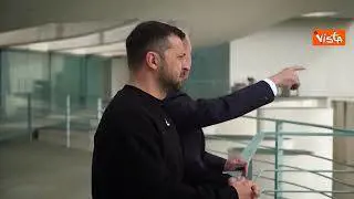 Zelensky a Berlino con Scholz sulla terrazza della Cancelleria, poi colazione con frutta e spremute