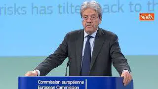 Gentiloni: Evitata recessione in Europa, economia continuerà a crescere anche se in modo contenuto