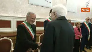 Mattarella incontra Sindaci isole minori Sicilia: "Grazie per quello che fate"