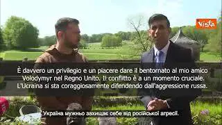 Sunak incontra Zelensky: Garantire che l'Ucraina e il suo popolo trionfino