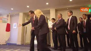 G7, Meloni scherza con Kishida: "Felice di esserci, ho qualche problema con jet lag"