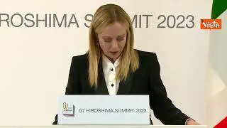 Meloni: G7 2024 in Puglia perchè simbolo dell'abbraccio tra Oriente e Occidente