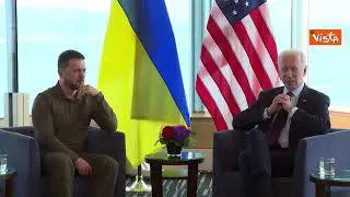 Biden incontra Zelensky al G7: Nuova tranche di aiuti per l'Ucraina
