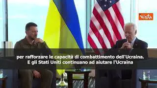 Biden incontra Zelensky al G7: Nuova tranche di aiuti per l’Ucraina