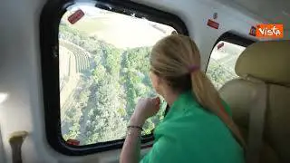 Meloni sorvola le zone alluvionate in Emilia Romagna