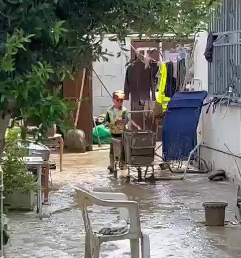 Le case sommerse dall'acqua a Sant'Agata sul Santerno, Ravenna