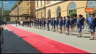 Piantedosi alla cerimonia di avvicendamento per Capo della Polizia di Stato