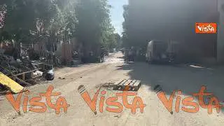 Fango per le strade di Faenza, le immagini di via Lapi, una delle zone più colpite dall'alluvione