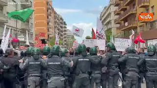 31 anni fa la strage di Capaci, momenti di tensione al corteo a Palermo
