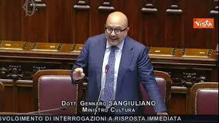 Sangiuliano: Chi attacca i monumenti deve pagare. Ripristino facciata Senato costato 40mila euro