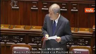 Musumeci: "Italia più propensa a ricostruire che a prevenire"