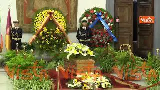 Le immagini della camera ardente di Maria Giovanna Maglie al Campidoglio