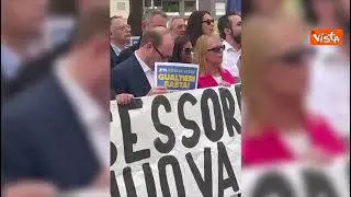 "No a nuova Ztl, colpisce famiglie e lavoratori", la protesta della Lega a Roma