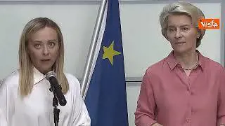 Alluvione Emilia-Romagna, Meloni a Bologna con von der Leyen: Grazie per aver mostrato solidarietà