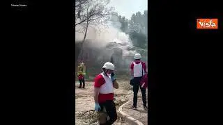 Attacco a una clinica di Dnipro, in Ucraina. Il video postato da Zelensky