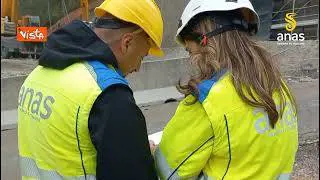 SS452 "Contessa",  Anas verso completamento smontaggio delle travi viadotto. Le immagini del drone