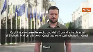 Zelensky: Attacco droni in Ucraina, il più grande dall’inizio della guerra