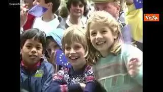 Il 29 maggio del 1986 issata per la prima volta la bandiera dell'Ue a Bruxelles