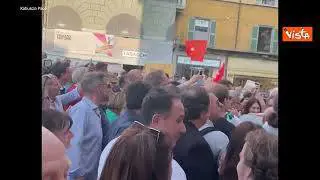 Amministrative, Michele Conti confermato sindaco di Pisa. Bandiere in piazza
