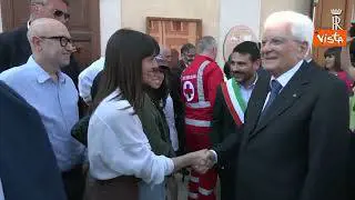 Mattarella a Lugo incontra 90enne che ha fatto abbattere la sua casa per abbassare livello acque