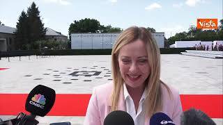 Meloni: "L'Italia è in prima fila nel sostegno all'Ucraina"