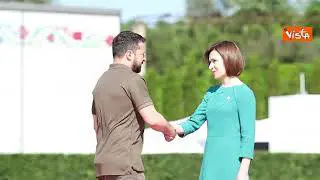 Zelensky arriva in Moldova per il Summit dell'Epc