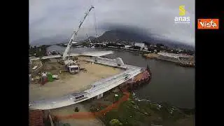 Riaperto il Ponte Badino a Terracina, il timelapse dei lavori di Anas