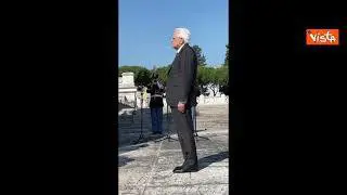 2 Giugno, Mattarella depone corona d'alloro all'Altare della Patria