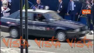 Parata 2 giugno. Ecco la storica Alfetta 1800 dei Carabinieri e la nuovissima Alfa Romeo Tonale