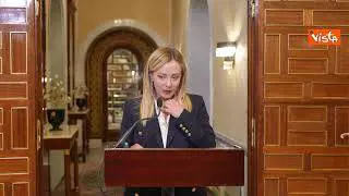 Meloni a Tunisi: "Rafforzare cooperazione contro migrazione irregolare"