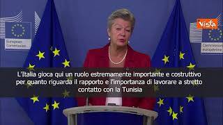 La commissaria Ue Johansson: Cruciale viaggio Meloni in Tunisia