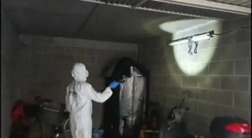 Omicidio Giulia Tramontano, i rilevamenti della scientifica all'interno del box di Impagnatiello