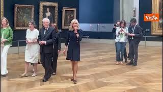Mattarella e Macron al Louvre ammirano la Gioconda