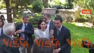 Elly Schlein e Landini al Verano per la commemorazione di Guglielmo Epifani