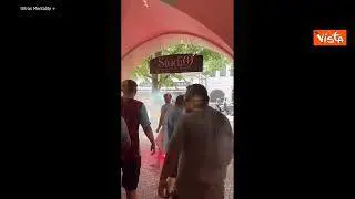 Scontri tra i tifosi della Fiorentina e del West Ham a Praga