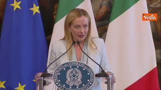 Meloni: "Confido intesa Tunisia-Fmi, con Scholz visione comune"